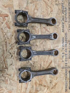 3133710 Perkins 4 Used Oem Turbo 1004-4 4.236 6.354 Connecting Rods See Pics