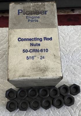Crn-610 Pioneer Lot Of 13 Connecting Rod Nuts 5/16 Inch