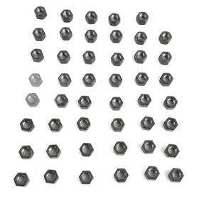 Crn-731-48 Pioneer Engine Connecting Rod Nut Set 3/8 Inch -24 Hex Head 48pcs