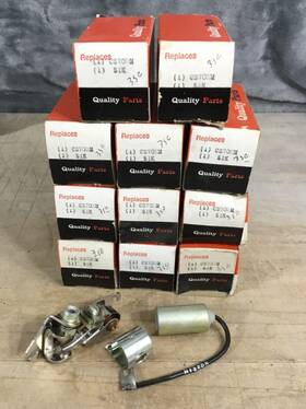 Cs70hm Preferred Vintage Quality Parts 51k Contact Point And Condenser Set - Lot Of 11 Nos