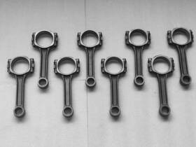 Rodspeedracing Rsrm98026 Small Block Chevy Sbc 5140 Steel I-beam Connecting Rods 5.7 Inch Press P