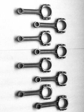 Rsrm98027 Rodspeedracing For Chevy Sbc 350 5140 Steel I-beam Connecting Rods 5.7 Inch Press P