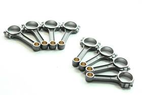 Cncm9801 Rsring 5140 Steel I Beam 5.7 Inch Connecting Rod Set Suits Chevy Sbc 350 Bushed