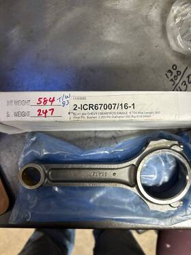 2-irc67007 Scat 2irc67007 I Have 1 Brand New Pro Stock I- Beam Bbc Rod 2-irc67007/16-1