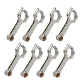 66000214 Scat Q-lite Small Block Fits Chevy Forged H-beam Rods 6.0 Inch