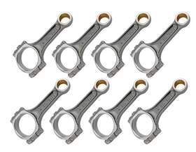 2-icr5090 Scat Engine Components Connecting Rods 4340 I-beam Hex Head Thru-bolt 5.090 Inch Len Ford 5.0l/302of8