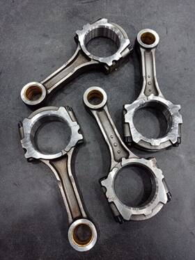 13201-79205 Sinocmp Set Of 4 Connecting Rods For Toyota 2.7l Tacoma T100 Dohc 3rz Oem