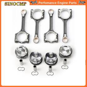 A2820300700 Sinocmp 4x Connecting Rods And Pistons Rings Kit For 19-22 Mercedes-benz A200 282.914 1.3t