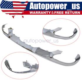 2538852325 Soillar Rear Chrome Skid Plate Lower Cover For Mercedes-benz Glc300 2016-2019