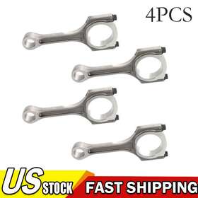 23510-25240 Sparkwhiz 2351025220 2351025230 2351025210 4pc Connecting Rod For 2011-2020 Kia Sorento Optima Sportage Hyundai Sonata 2.4l
