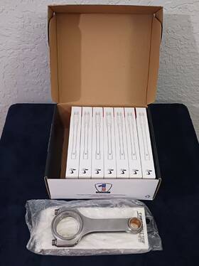Pce274.1028 Speedmaster H-beam Sbc 350 6.000 Forged Connecting Rods Brand New Pce 274.1028