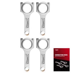 Pxc56k Stabber Engine Connecting Rods For Honda Civic D16 Zc Sohc Vtec 1988-2000 4340 H-beam