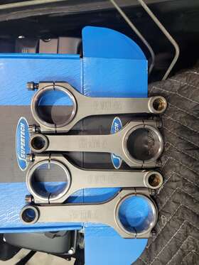 Cr-nka24-h165 Supertech Connecting Rods For 1991-1998 Nissan 240sx Ka24de Dohc 16v 2.4l Engine