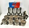 T9113-65 Trw Set Of Over Pistons Rings And Connecting Rods For