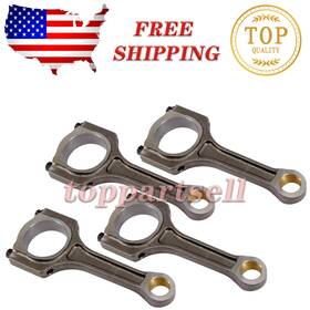 23510-2g400 Toppartsell 655506585140 4pcs Connecting Rod Fits 2012-2016 Hyundai Sonata Genesis Coupe 2.0l