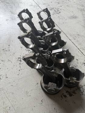 L2358 Trw 1972-up Amc Jeep Amx Javelin 360 Forged Pistons And Cast Rod Set