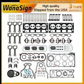 C325hsb Wanasignauto Full Head Gasket Bolts Set With Timing Rod Bearing For Gm Chevy Silverado Gmc 5.3 C325hsb Wanasignauto Full Head Gasket Bolts Set With Timing Rod Bearing For Gm Chevy Silverado Gmc 5.3