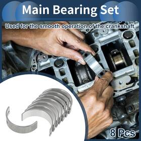 1170287203 X Autohaux Main Bearing Set No.1170287203 For Daihatsu Move 1998-2002