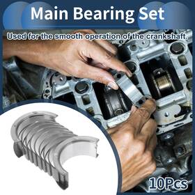 No.12207u6001 X Autohaux 12207u6001 Main Bearing Set For Nissan Pathfinder 1987-1990 10 Pcs