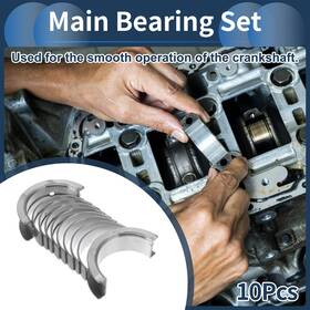 No.1221540f00 X Autohaux 1221540f00 Main Bearing Set For Nissan Frontier 1998-2007 10 Pcs