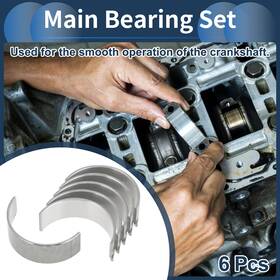 1320287203 X Autohaux Main Bearing Set No.1320287203 For Daihatsu Cuore 1998-2002