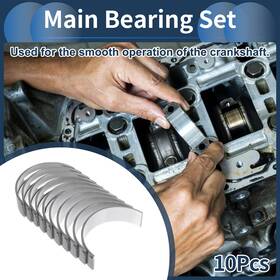 No.me200022 X Autohaux Me200022 Main Bearing Set For Mitsubishi L200 1992-1999 10 Pcs