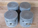 Nos 1932-1936 Ford Flathead Pistons 85 Hp D2-E2 Fomoco 40-6110 0.030 O.s.. Fixed Price $79.99.