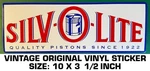 Silvolite Quality Pistons - Vintage Original Vinyl Decal Sticker Performance. Fixed Price $9.53.
