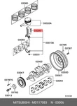 Genuine Oe Bolt Metal MD117083 For Mitsubishi MD11-7083. Fixed Price $5.35.