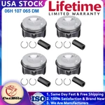 4X Upgraded Piston And Rings Set 06H 107 065 Dm For Vw Jetta Audi Q5 A4 A5 2.0T. Fixed Price $89.50.