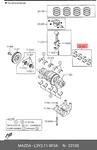 Genuine Oe Metal Set Conn Rod L3Y211SF0A For Mazda L3Y21-1SF0A. Fixed Price $123.19.