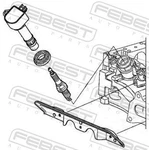 For Febest HCP-002 Seal Ring, Spark Plug Tube. Fixed Price $11.08.