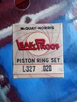 Nos Mcquay Norris 1941 Dodge Truck L-327 .020 Piston Rings. Fixed Price $19.99.