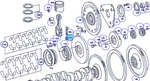 Mercedes-benz Connecting Rod Nut (1 Pc)- 110-038-01-72 -for & 280SEL 79-85. Fixed Price $31.95.