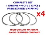 4CYL Piston Rings Set 77MM Std Fit For Mazda 08-283900-00 E3 1296 Petrol TD1955. Fixed Price $86.32.