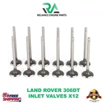 Inlet Valves Set X12 For Land Rover Jaguar 306DT 3.0 TDV6 Diesel JD61430. Fixed Price $122.24.