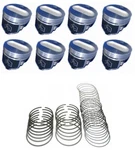 Pistons SET/8 W/pins+cast Rings For 1964-1967 Cadillac 429 V8 .030 Bore. Fixed Price $681.22.