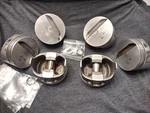 Trw Forged Flat Top 350 Pistons. Fixed Price $68.00.