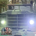 2MILITARY Headlight Led Plug&play Black Bezel Deuce 2.5 Ton M35A2. Fixed Price $189.00.