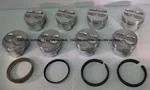Mercruiser Chevy Marine 5.7L 350 (255-300HP) Flat Top Pistons+moly Rings Set Std. Fixed Price $250.00.
