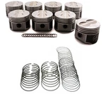 Speed Pro Forged Flat Top 4VR 4BBL PISTONS/8+MOLY Rings Ford 390 V8 Fe .040. Fixed Price $424.48.