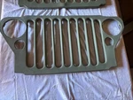 Reproduction Grill Fits Willys Jeep Mb Ford Gpw Md 9 Slat MGA002. Fixed Price $195.00.