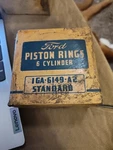 Ford Piston Rings Cylinder 1GA-6149-A2 Std 'g' Engine Sealed Box New Old Stock. Fixed Price $20.24.