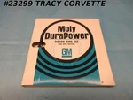 1957-1961 Corvette Piston Ring Set Gm 3892385 Moly Durapower Nos. Fixed Price $13.00.