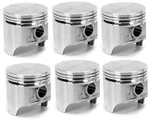 Silvolite Cast Flat Top Pistons SET/6 1961-1972 Ford Mercury 170 Std Bore. Fixed Price $174.66.