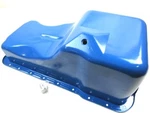 1965-87 Ford 289 302 Front Sump Stock Steel Qt. Oil Pan Blue E44101BU. Fixed Price $75.00.