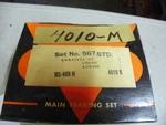 Johnson SET-567 Std Main Bearing 1956-1961 American Motors Amc 250 V8 Nors. Fixed Price $43.95.