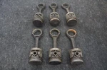 Set Engine Piston W/ Connecting Rod Oem 8EL-6200 Lincoln 1949-1951. Fixed Price $311.99.