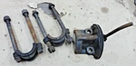 1928 1931 Model Ford Engine Crank Shaft Main Bearing Caps Original 1929 1930. Fixed Price $85.00.