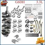 3.3L Engine Overhaul Rebuild Kit W/ Crankshaft Rods /timing For G6DH Hyundai Kia. Fixed Price $805.00.